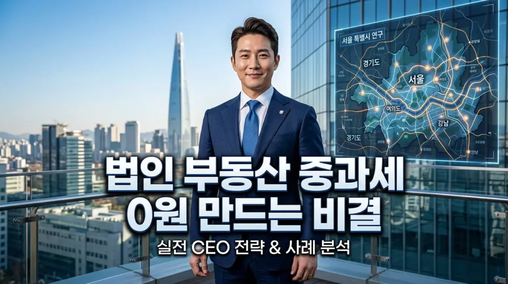 법인 부동산 중과세 절세를 위한 수도권 과밀억제권역 제외 사업장 소재지 선정 전략