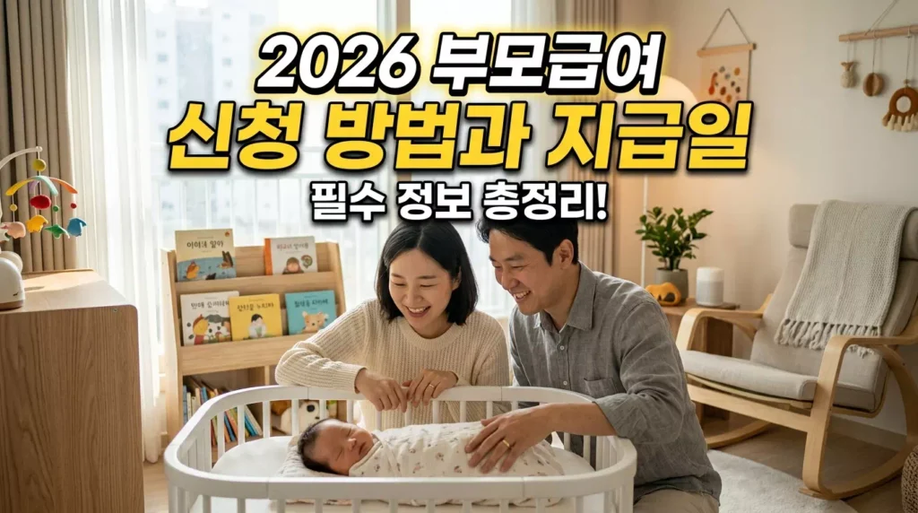 2026년 부모급여 신청 방법과 지급일: 필독 인상분 반영 및 주의사항