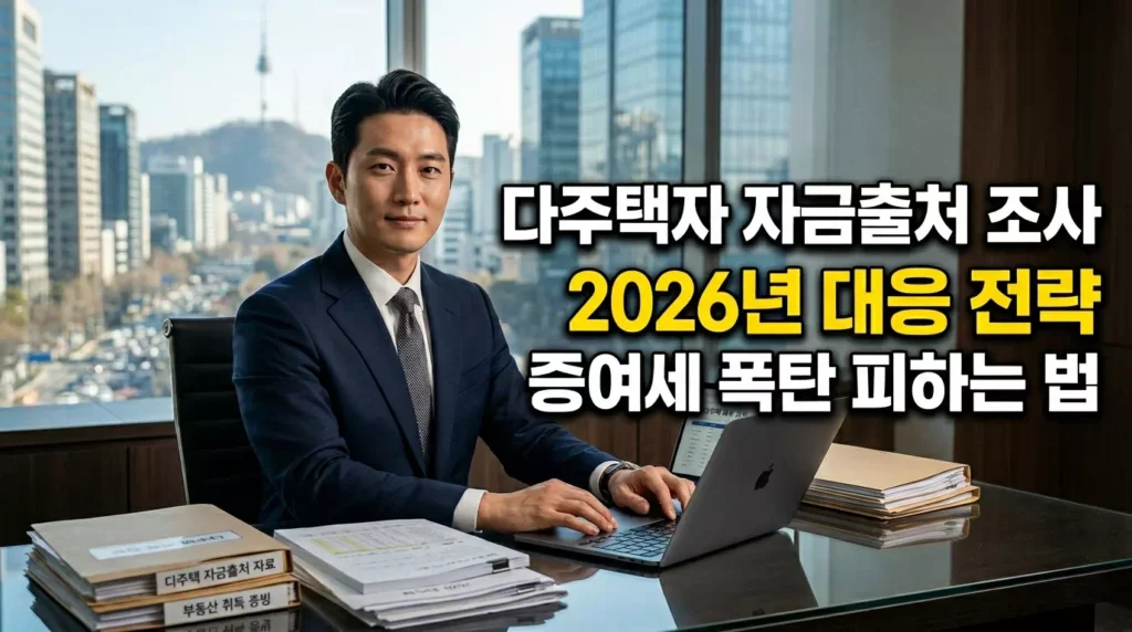 다주택자 자금출처 조사 대응 및 증여세 신고 주의사항 가이드 이미지