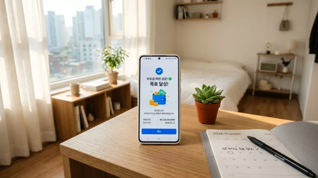 비상금 마련 계획을 세우는 사회초년생