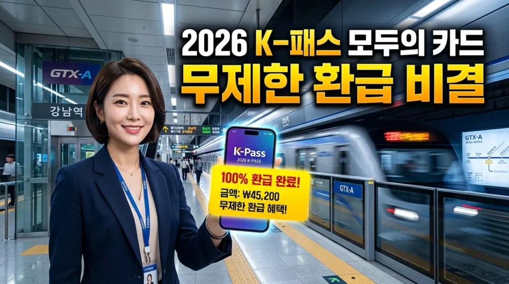 2026 K-패스 신청 및 환급액 계산기 활용법: 모두의 카드 정액제 도입