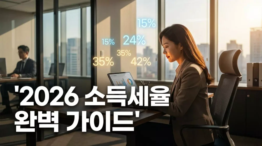 2026년 소득세율 확인하기: 달라진 과세표준과 핵심 정리