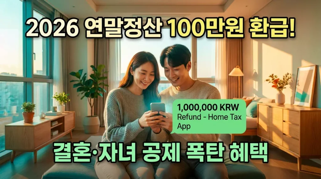 2026년 연말정산 및 종합소득세 핵심 포인트: 혼인·자녀 세액공제 가이드