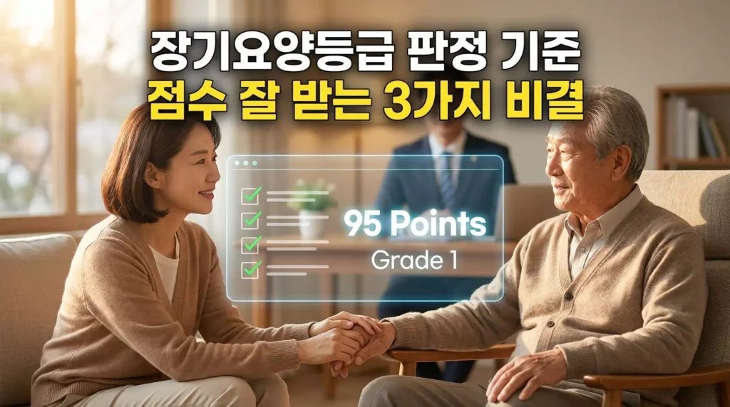 장기요양등급 판정 기준 점수표 및 등급 잘 받는 꿀팁 (2026 최신)