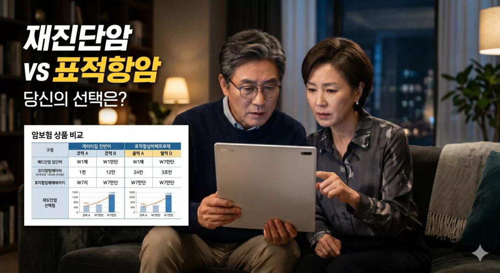 암 보험 재진단암 vs 표적항암 특약 비교 및 우선순위 완벽 가이드