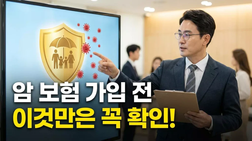 암 보험 가입 시 반드시 확인해야 할 유의사항 및 체크리스트