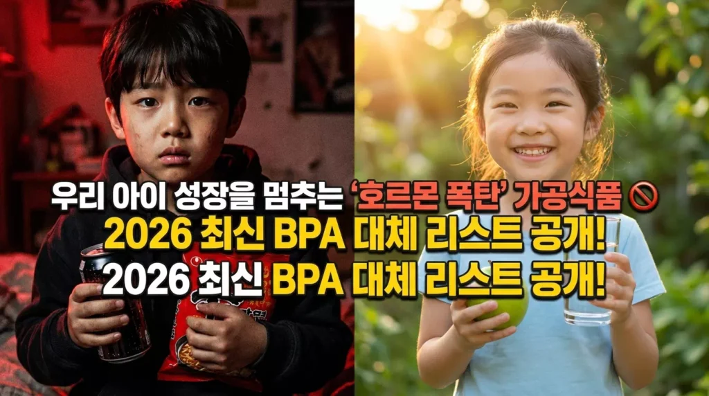 성조숙증 유발 가공식품