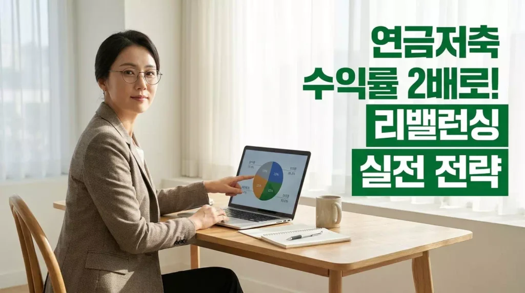 연금저축펀드 수익률 리밸런싱 전략: 2026년 자산 관리 핵심 가이드