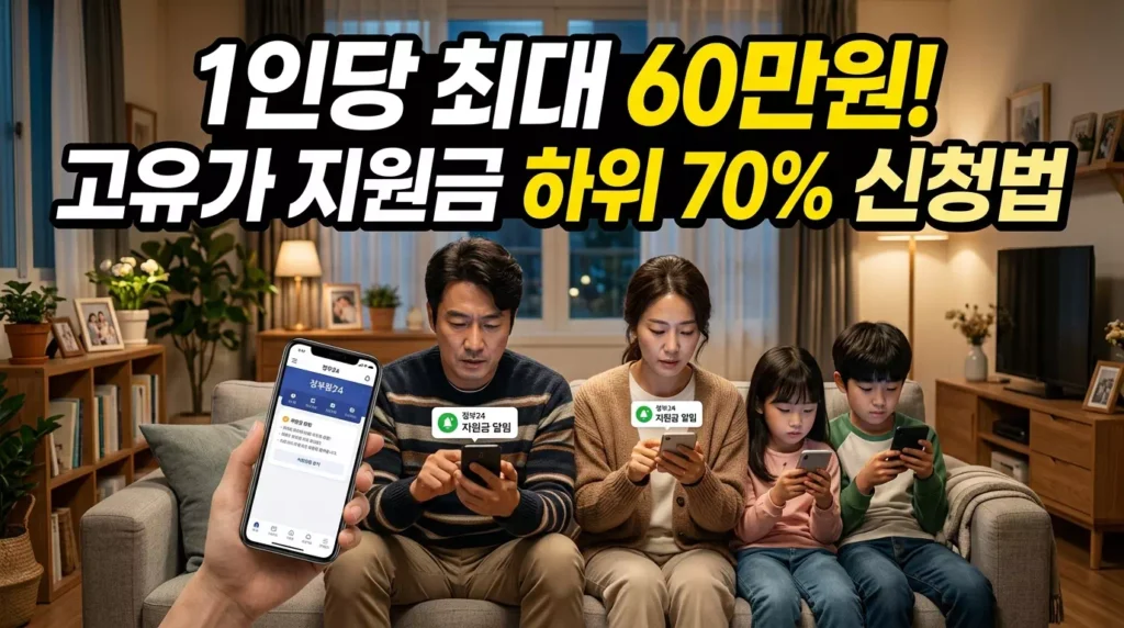 2026 고유가 피해지원금 신청 대상 금액 지급일 총정리