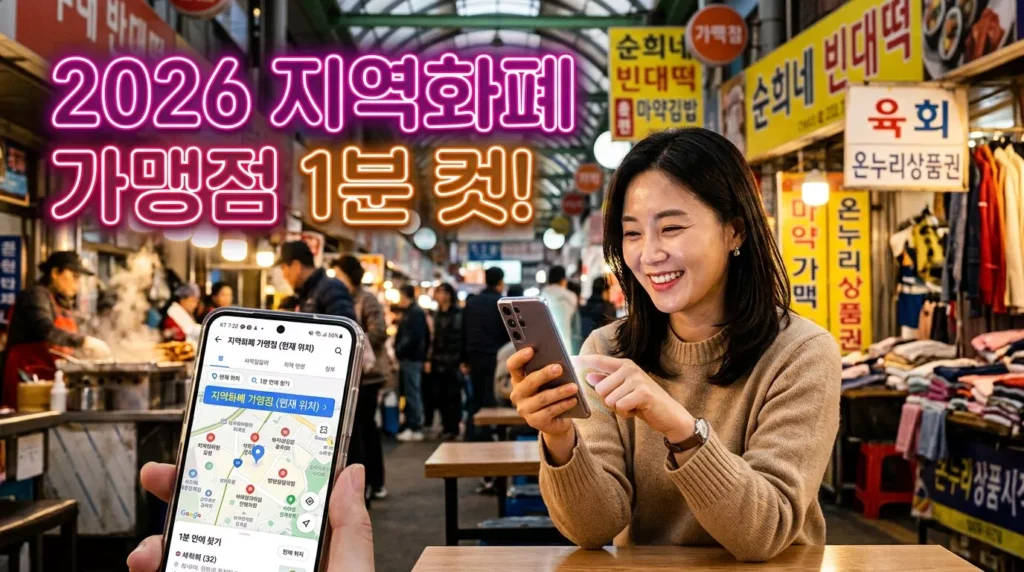 우리 동네 지역화폐 가맹점 1분 만에 찾는 법 및 2026 최신 혜택 총정리 1 우리 동네 지역화폐 가맹점 1분 만에 찾는 법 및 2026 최신 혜택 총정리