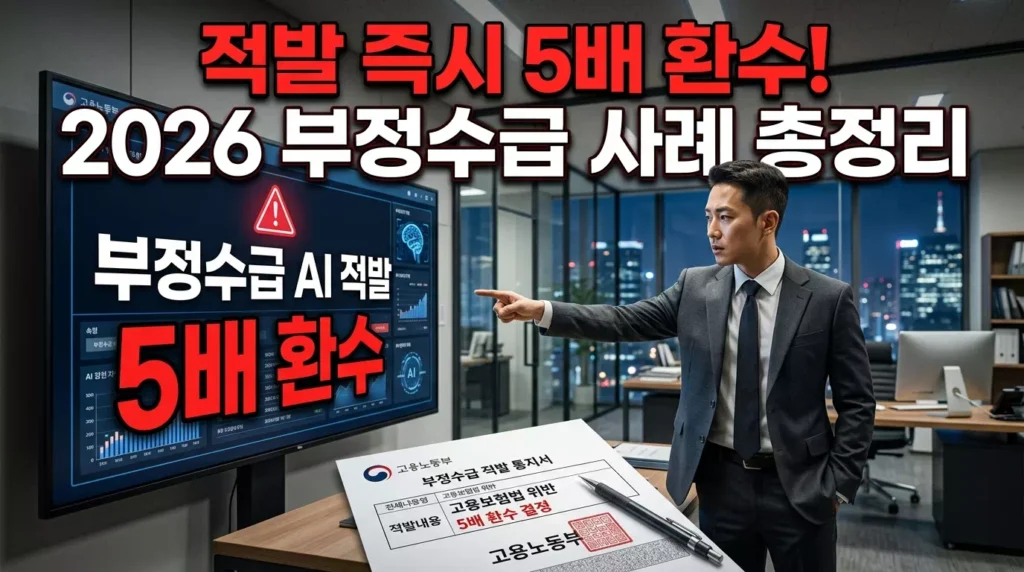 2026 실업급여 부정수급 사례 | 적발 즉시 5배 환수 및 징역 실제 사례 1 2026 실업급여 부정수급 사례