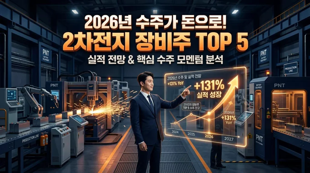 2차전지 장비주 TOP 5 실적 전망 분석: 2026년 북미 JV 가동과 실적 전환 시나리오
