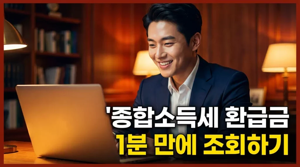 종합소득세 환급금 조회 및 실시간 예상 계산기 완벽 가이드