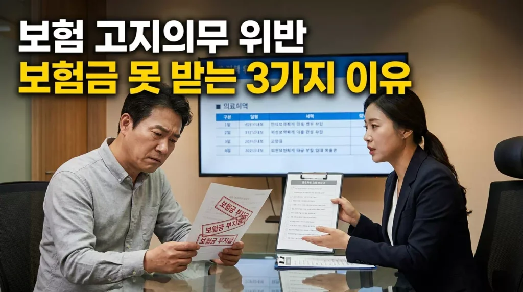 보험 고지의무 위반 시 발생하는 불이익과 실질적인 해결책 가이드