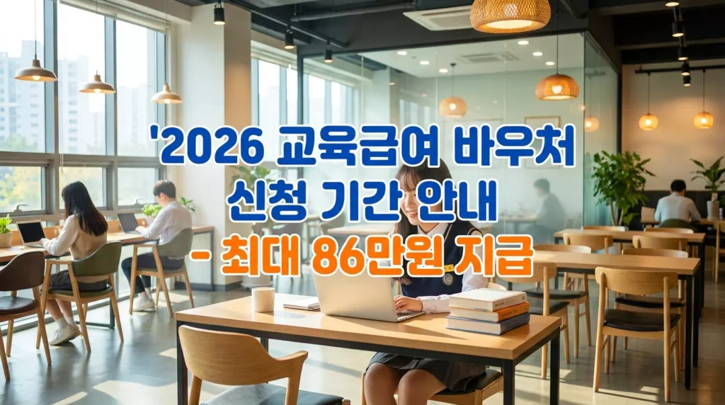 2026 교육급여 바우처 신청 기간