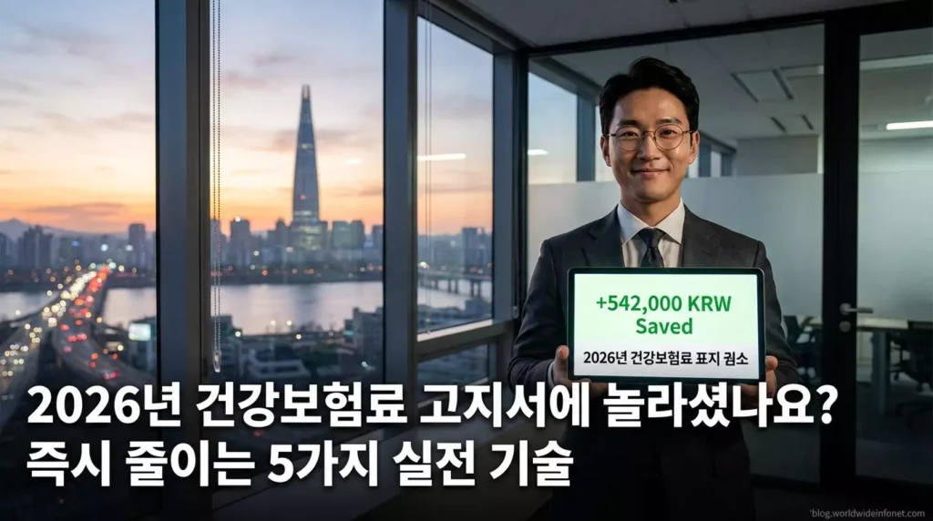 2026 건강보험료 인하 5가지 실전 팁: 지역가입자 및 퇴직자를 위한 최신 절약 가이드 1 2026 건강보험료 인하 5가지 실전 팁