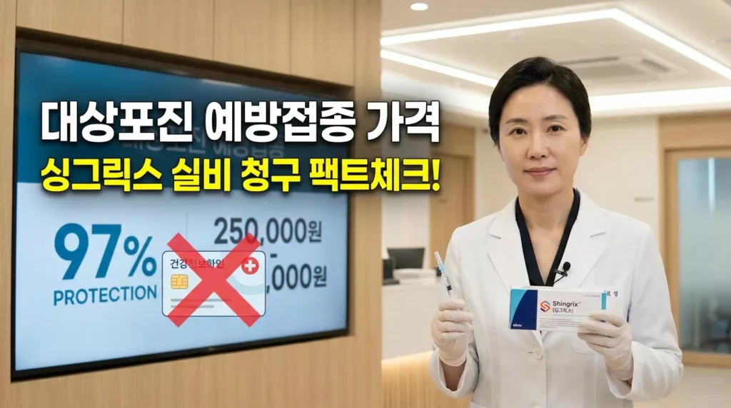 대상포진 예방접종 가격 비교 및 싱그릭스 실비 보험 청구 가이드