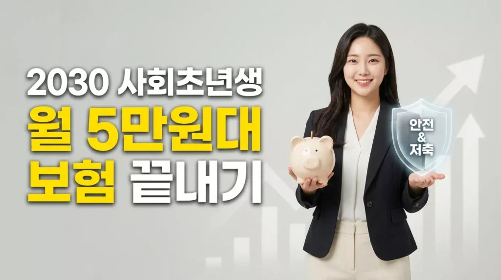 2030 사회초년생 보험 추천 및 가성비 설계법 완벽 가이드