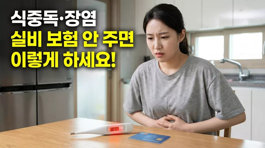 여름철 식중독 실비 보험 청구 방법 및 입원비 일당 지급 기준