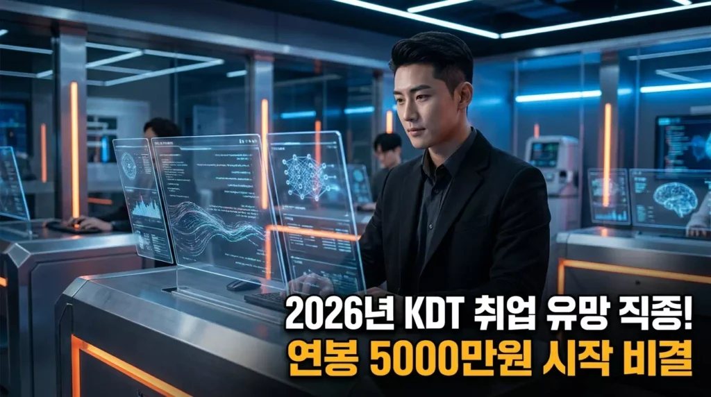 2026년 K-디지털 트레이닝 유망 직종 TOP 5 및 국비지원 취업 가이드
