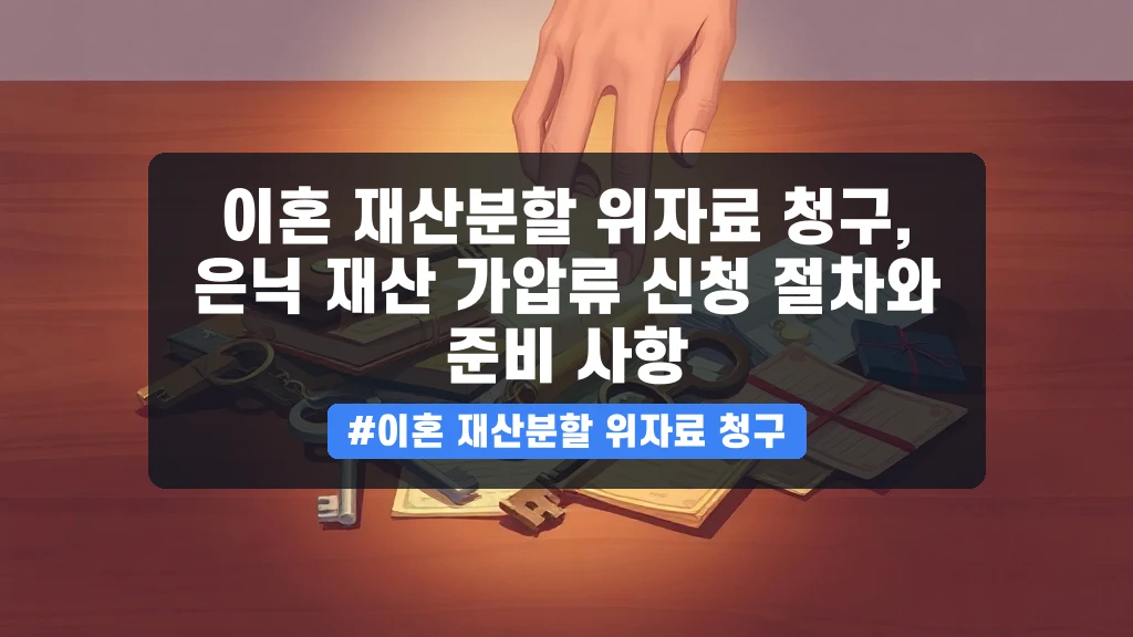 이혼 재산분할, 은닉 재산 어떻게 찾고 가압류할 수 있나요?