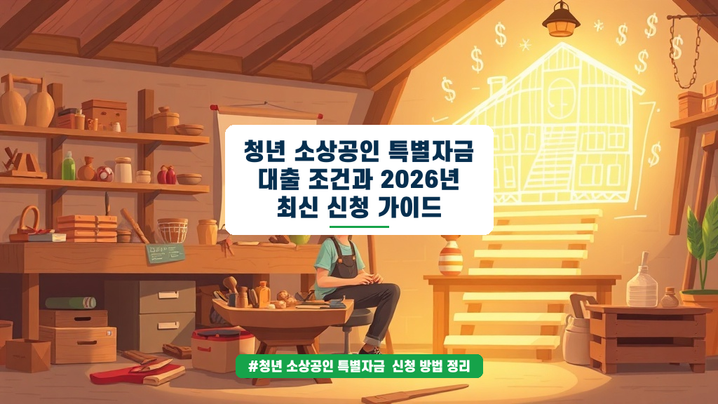 2026년 청년 소상공인 특별자금, 최대 얼마까지 받을 수 있을까요?