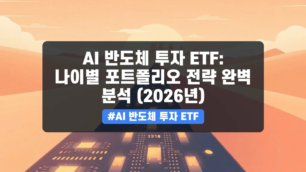 AI 반도체 ETF, 나이에 맞춰 어떻게 투자해야 할까요? 포트폴리오 가이드