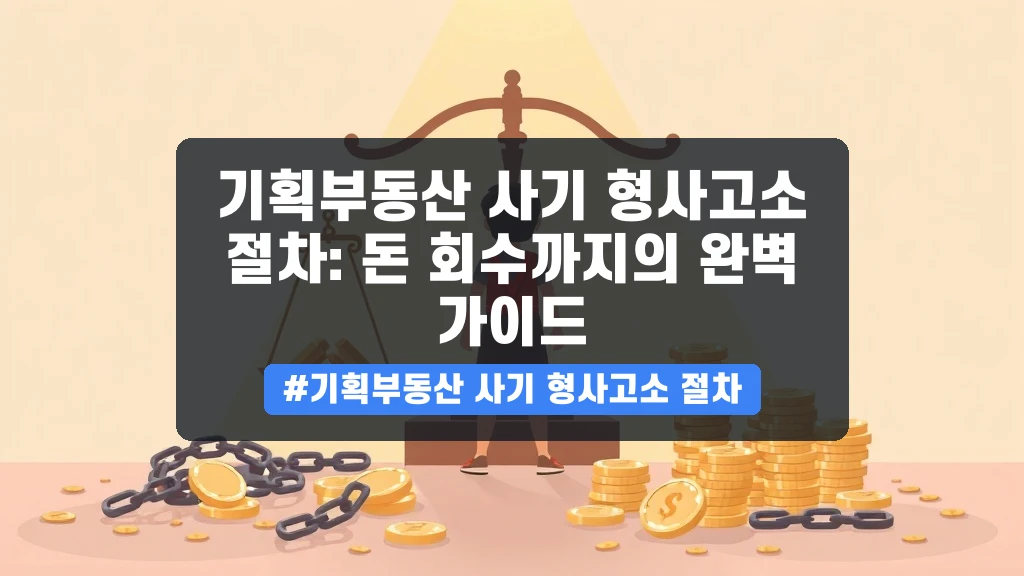 기획부동산 사기, 돈 회수하려면 형사고소부터 해야 할까요?