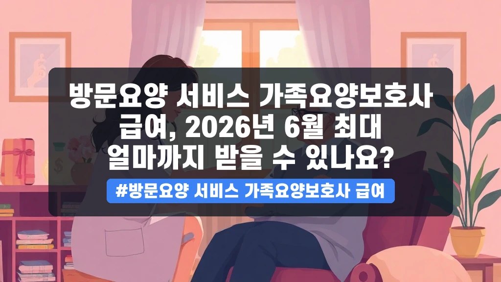 가족 돌봄, 방문요양 급여와 근무 시간, 이것만 알면 돼요!
