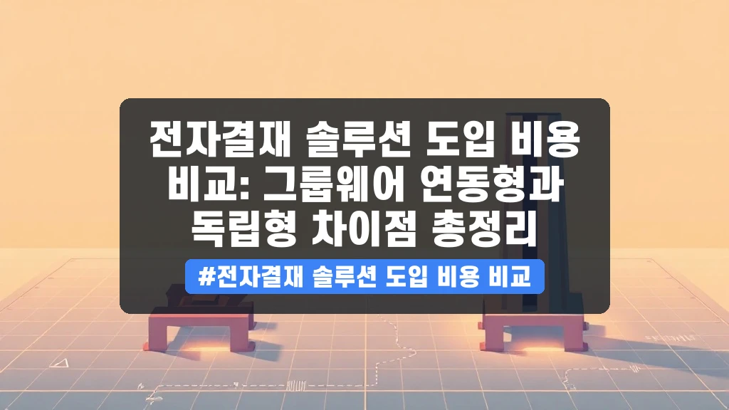 그룹웨어 결재 시스템, 비용 비교부터 실사용 팁까지 A to Z!