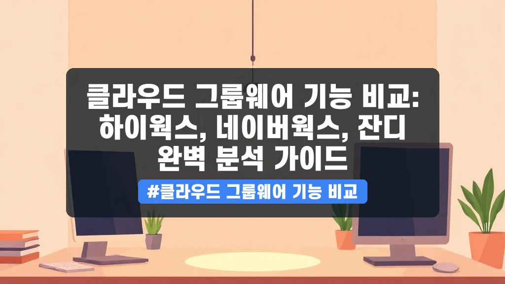 그룹웨어 고민 끝! 하이웍스 vs 네이버웍스 vs 잔디 완벽 비교 가이드 (2026년 6월)