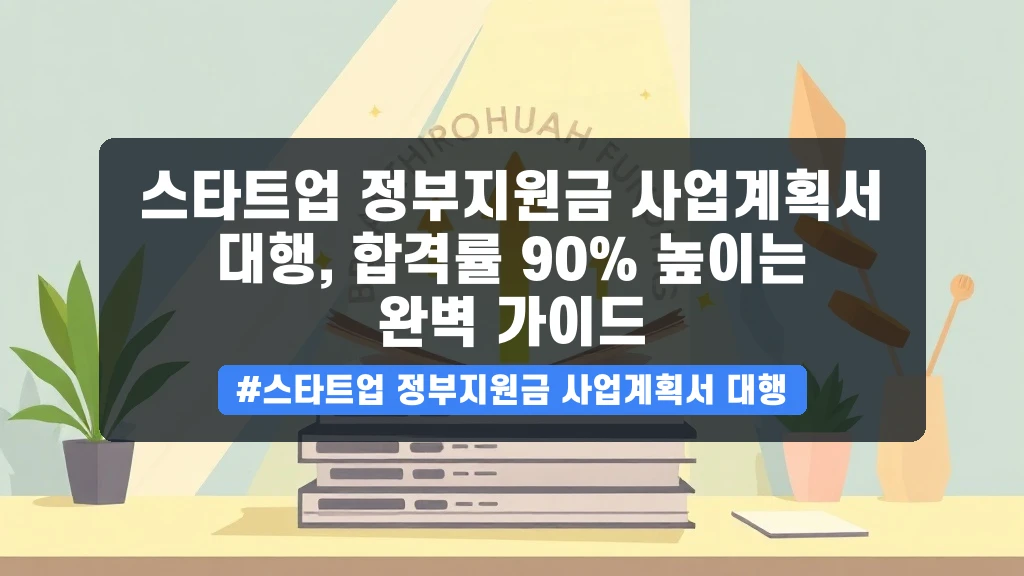 정부지원금, 사업계획서 합격률을 높이는 A to Z 노하우와 대행 비용 가이드