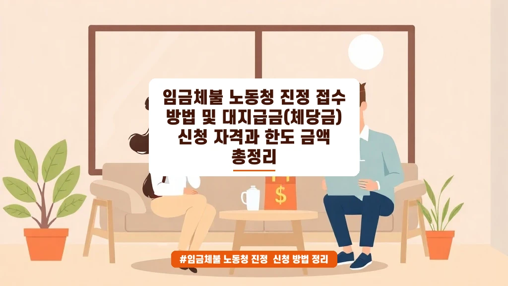 임금체불 신고부터 대지급금 신청까지, 한 번에 해결하는 가이드
