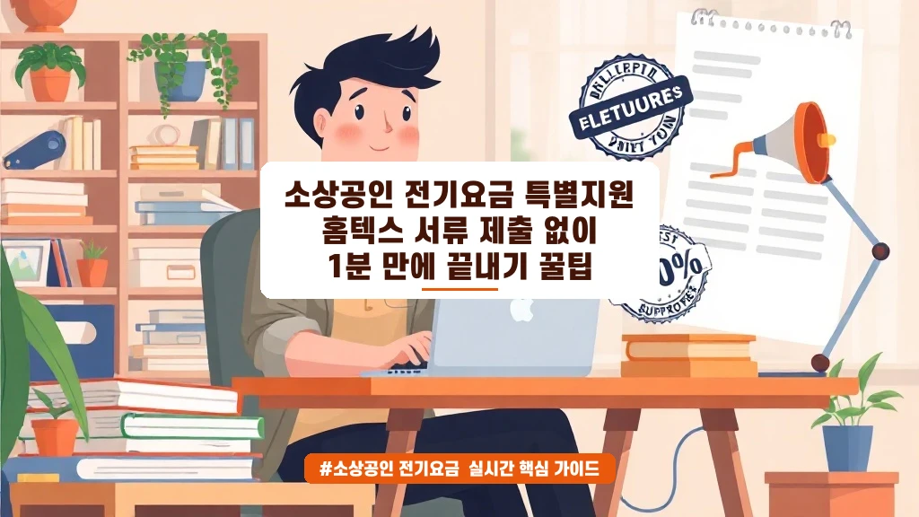 소상공인 전기요금 지원 20만원, 서류 없이 1분 신청 꿀팁