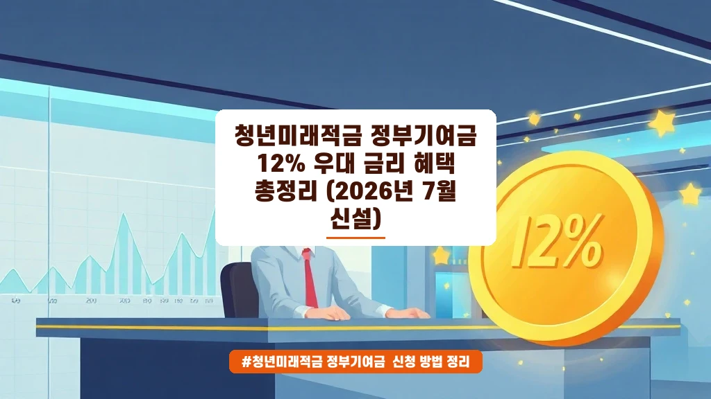 2026년 7월 청년미래적금, 12% 정부지원금 챙기는 법