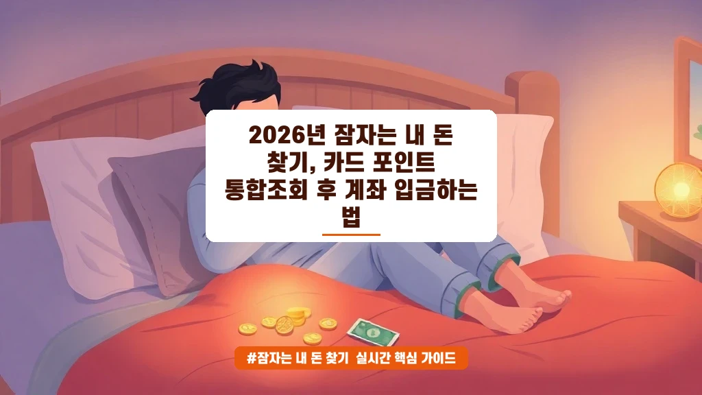 카드 포인트 통합조회로 잠자는 돈 찾고 계좌로 바로 받는 법