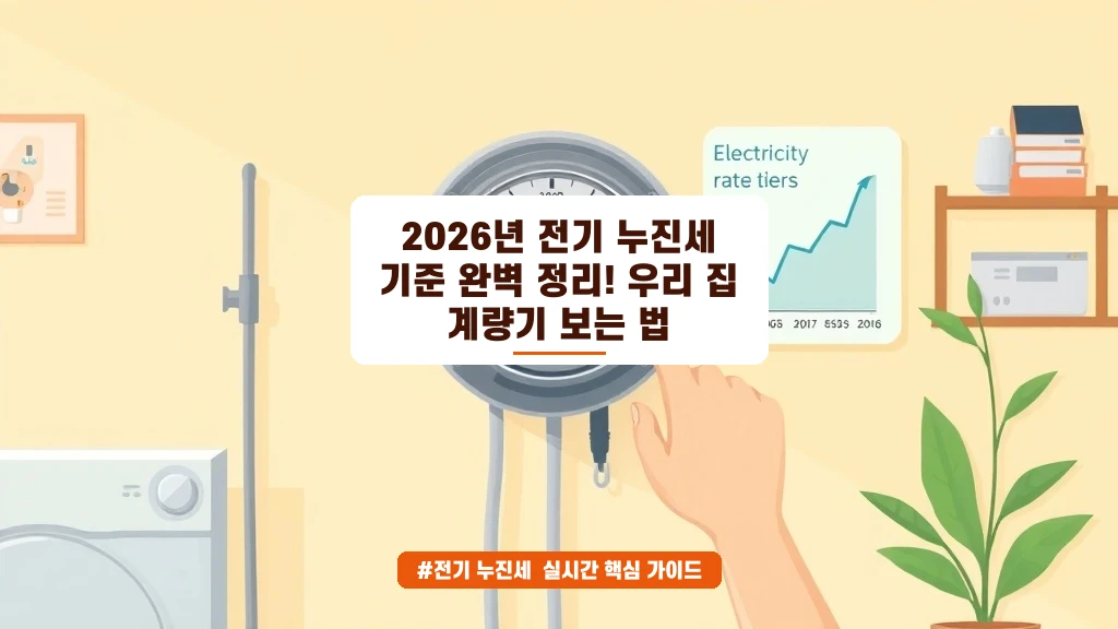 누진세 폭탄 피하는 법! 우리 집 전력량계 실시간 확인