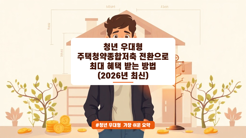 청약통장 고민 끝! 전환 조건부터 연말정산 꿀혜택까지 한 번에 정리해 드릴게요.