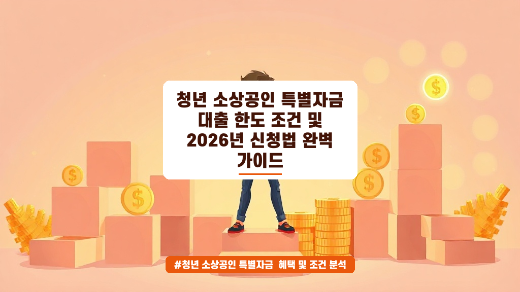 💖 청년 소상공인 특별자금 대출! 저금리로 돈 버는 비법과 자격조건 완벽 분석