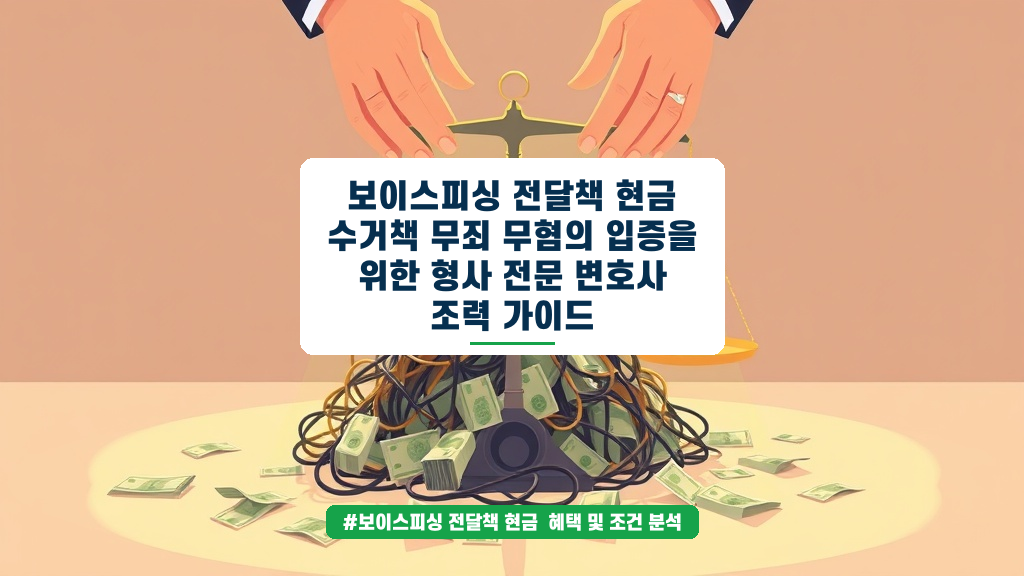 알바인 줄 알았는데 보이스피싱 수거책? 무죄 입증을 위한 대응법