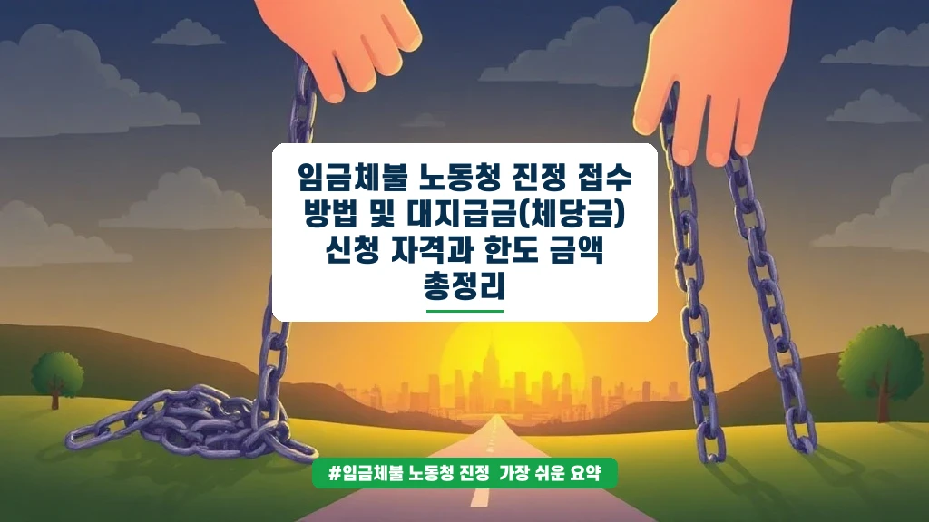 임금체불 해결 가이드: 노동청 진정부터 대지급금 신청까지 한 번에