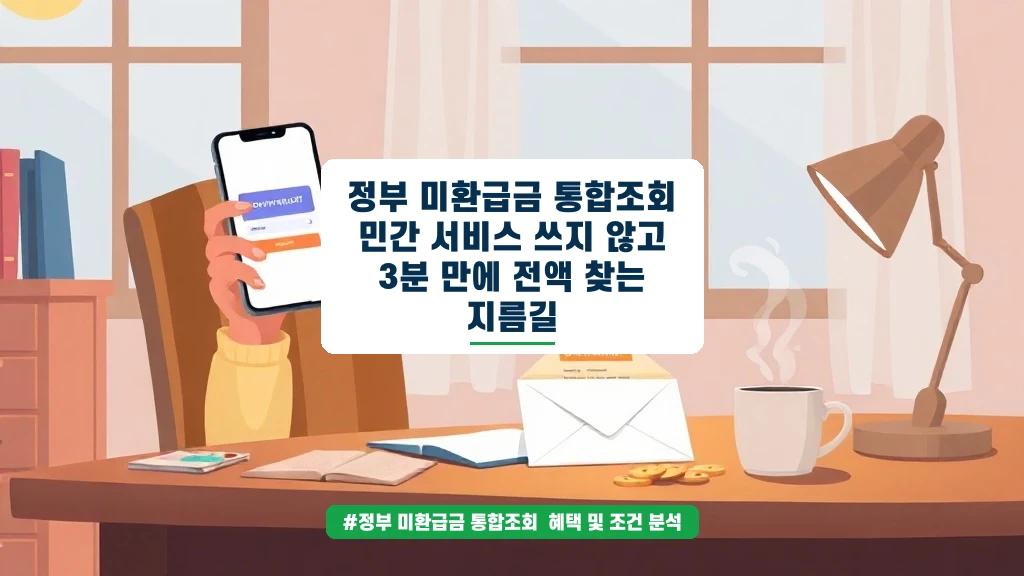 정부 미환급금, 민간 사이트 거르고 3분 만에 찾는 법
