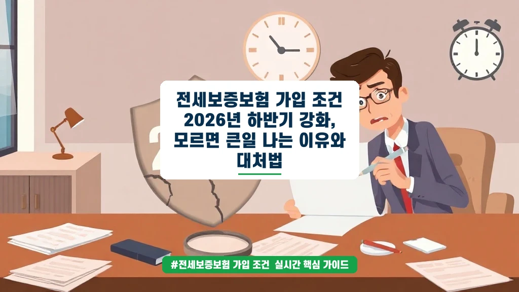 전세보증보험 126% 룰, 몰랐다간 내 보증금 위험해요