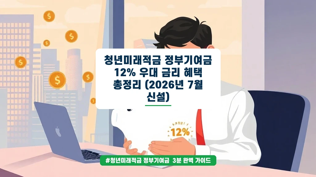 청년미래적금 신청 전 꼭 확인할 3가지 | 정부기여금 12%