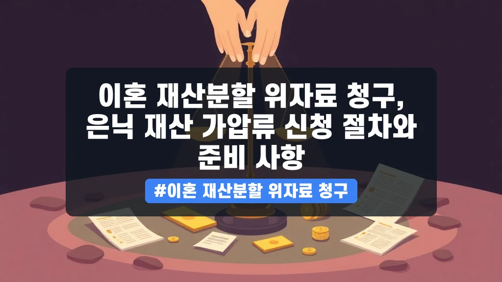 이혼 재산분할, 숨겨진 재산 찾는 절차와 위자료 청구 기준