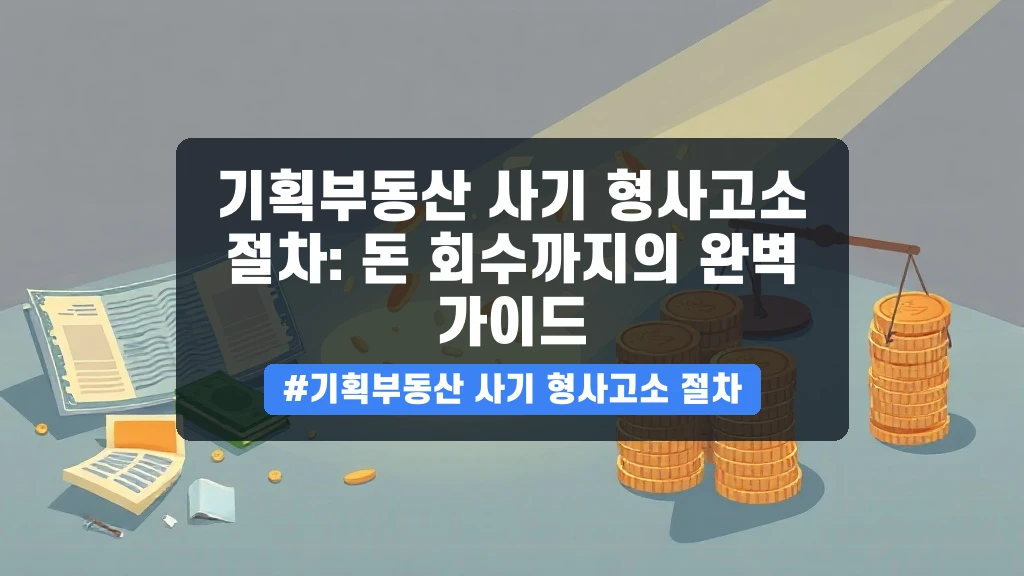 기획부동산 사기, 돈 돌려받는 법부터 형사고소까지 완벽 정리