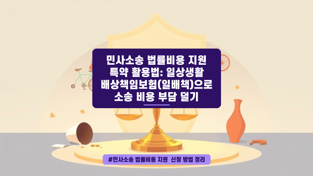 민사소송 변호사비 걱정되시죠? 일배책으로 해결하는 꿀팁!