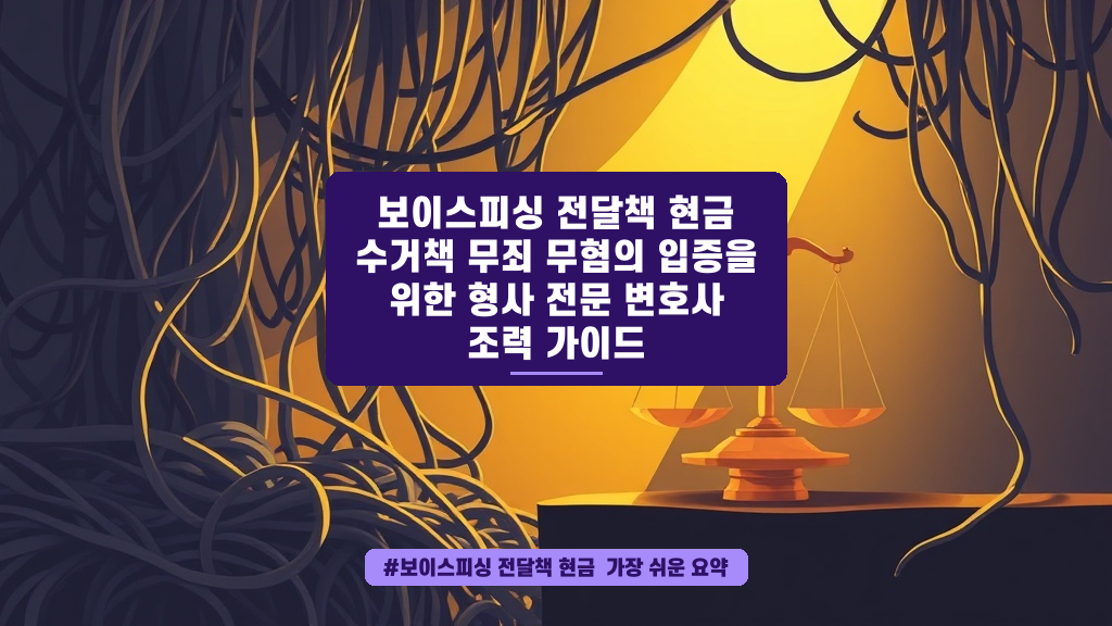 아르바이트인 줄 알았는데 보이스피싱 수거책? 당황스러운 상황에서 나를 지키는 법
