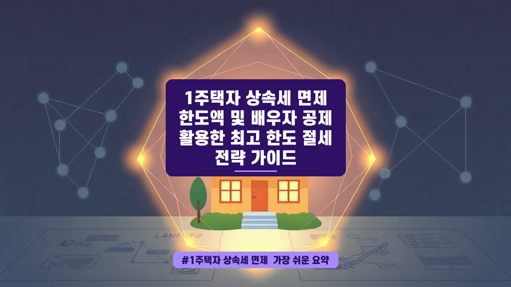 1주택자 상속세 걱정 끝! 배우자 공제 활용한 똑똑한 절세 비법
