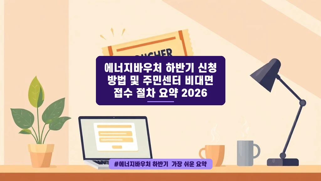 에너지바우처 하반기, 이렇게 신청하니 더 쉽더라고요